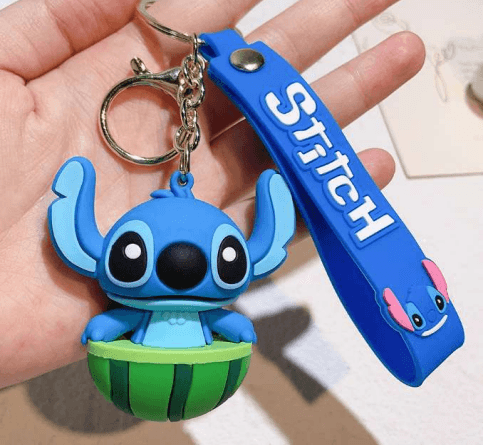 Stitch Watermelon Pvc Keychain
