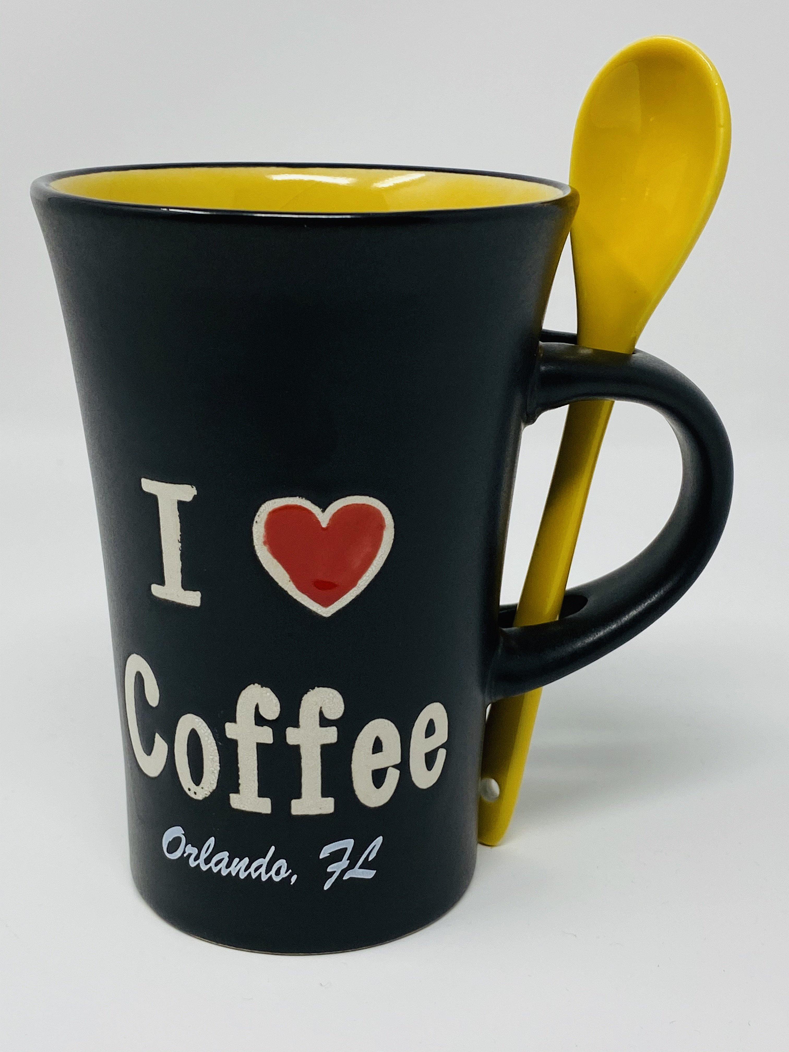 Tall Mug And Spoon Combo