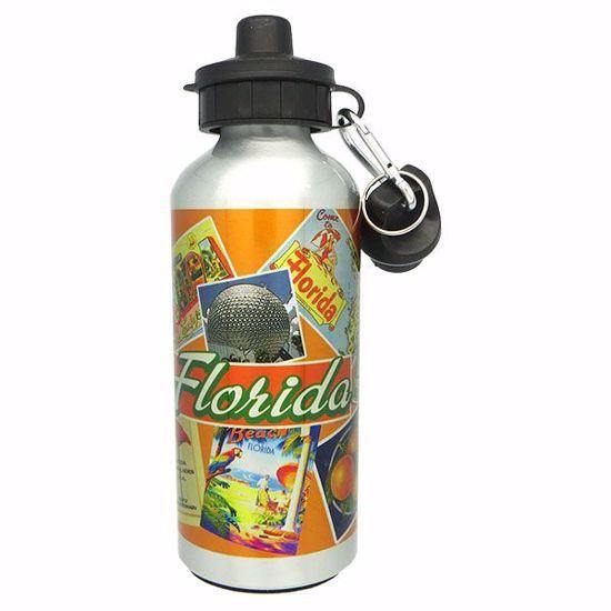 The Postcard Factory Florida Postcard Metal Sports Bottle