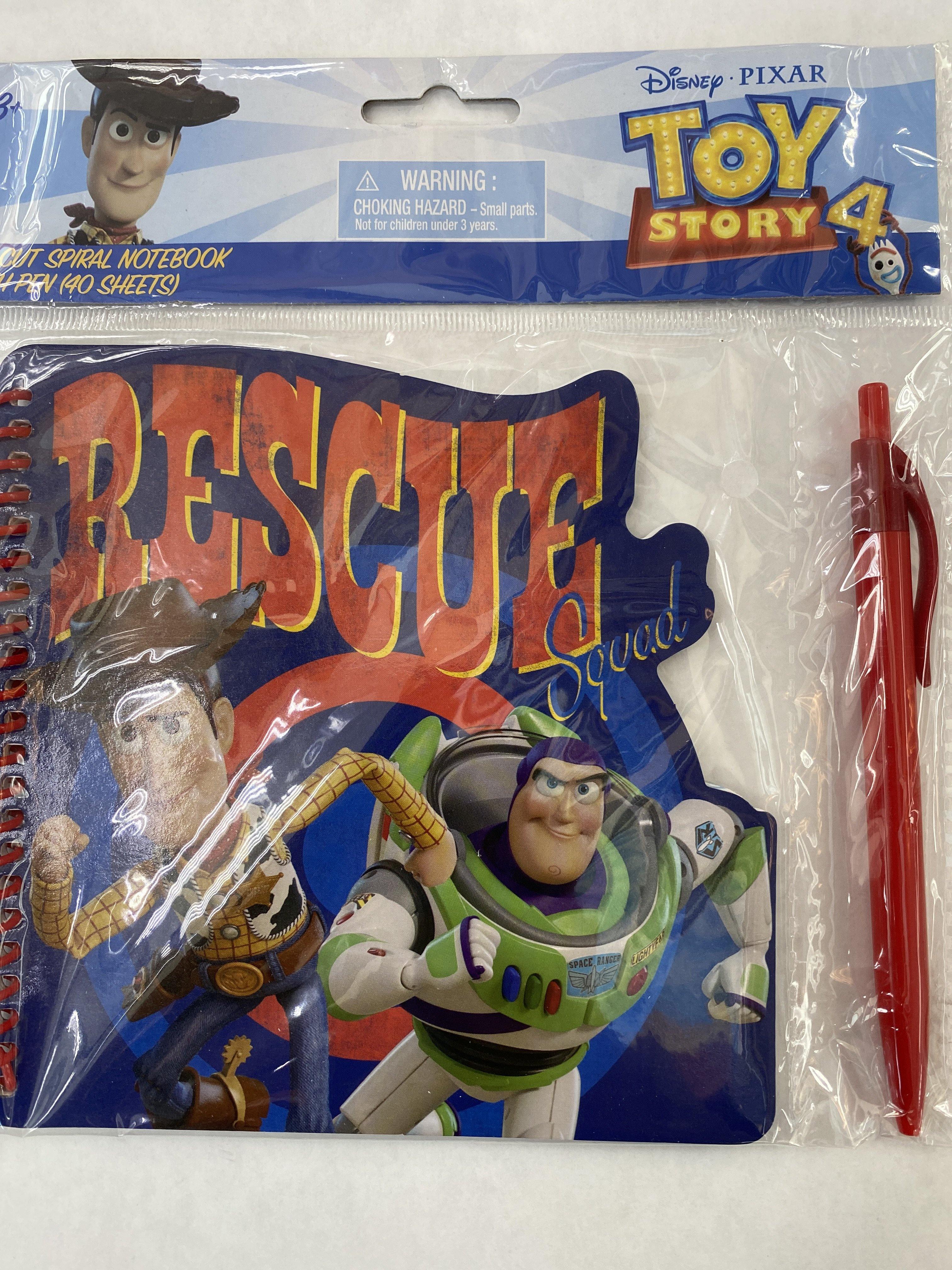 TOY STORY 4 SPIRAL NOTEBOOK WITH RED PEN