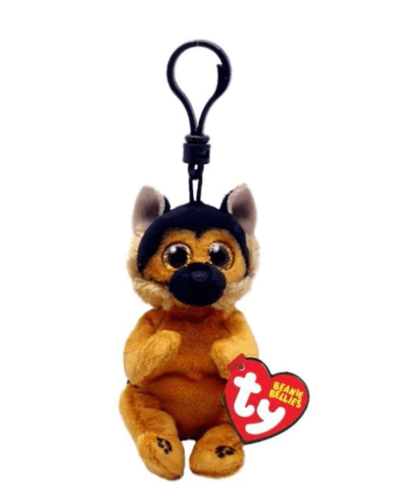 Ty Beanie Bellies- Ace The German Shepherd Key Clip