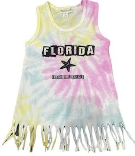 Tie Dye Sunshine State Sweet Confetti Tee 2 For 20