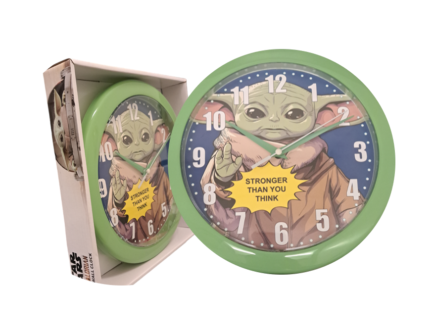 Star Wars Mandalorian Grogu Wall Clock