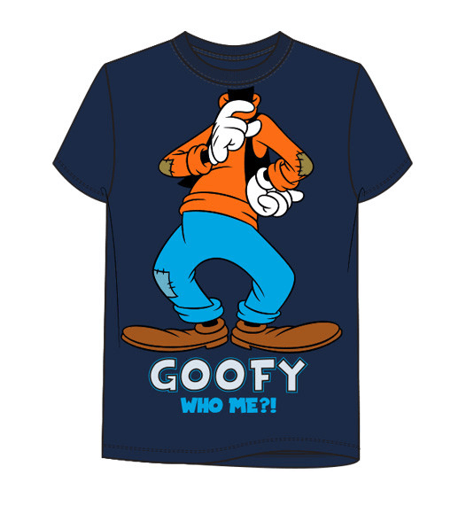 Youth Disney Goofy Who Me?! Navy Tee