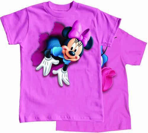 Youth Girls T Shirt Pop Out Minnie, Pink