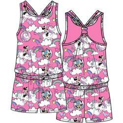 Youth Minnie Magical Clouds Racerback Romper, Light Pink
