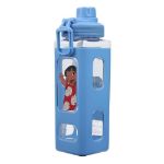 DISNEY LILO & STITCH 24 OZ. SQUARE SILICONE SLEEVE WATER BOTTLE