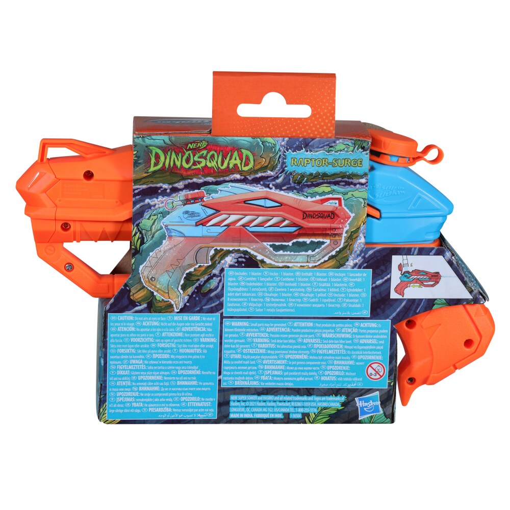 Nerf Super Soaker - DinoSquad Raptor-Surge