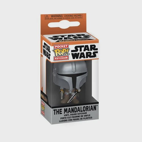 Star Wars: The Mandalorian with Darksaber Funko Pocket Pop! Key Chain