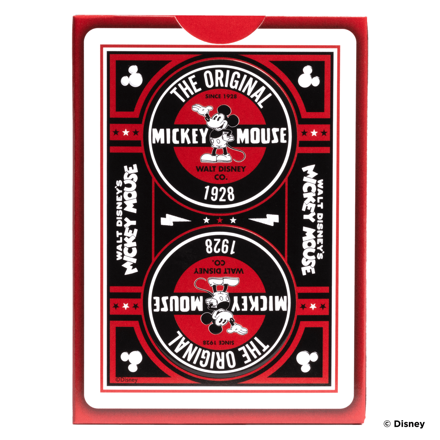 Bicycle Disney  Red Classic Mickey Mouse  Playing Cards