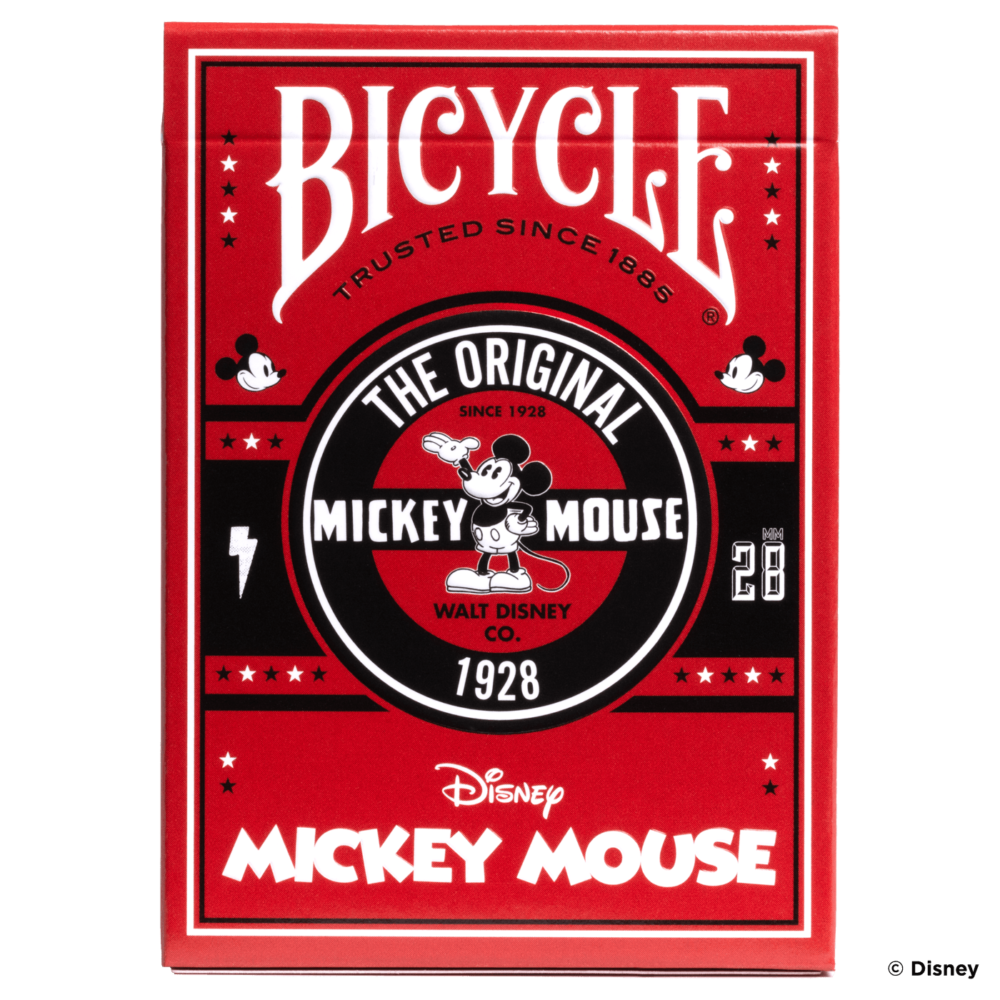 Bicycle Disney  Red Classic Mickey Mouse  Playing Cards