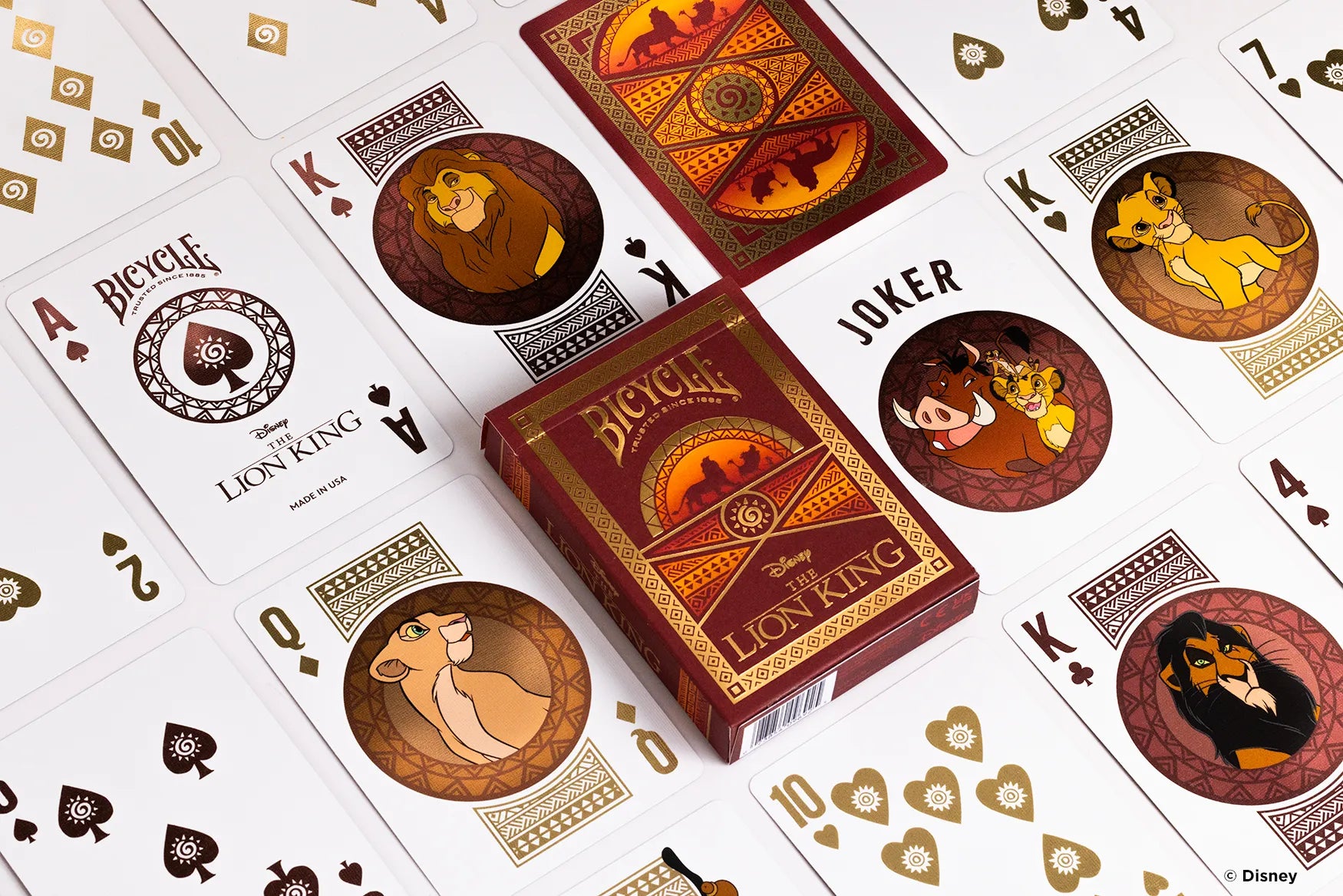 Bicycle Disney Disney Lion King Inspired Playing Cards