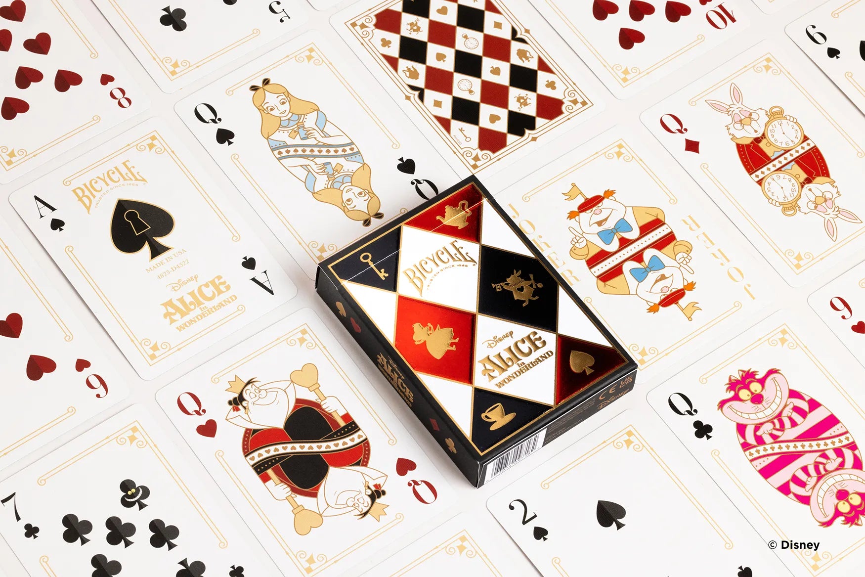 Bicycle Disney Alice in Wonderland Inspired Playing Cards