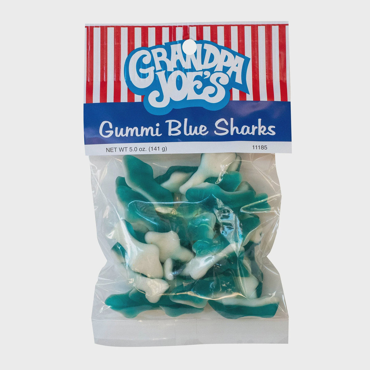 Grandpa Joe's Gummi Blue Sharks, 5oz Bag