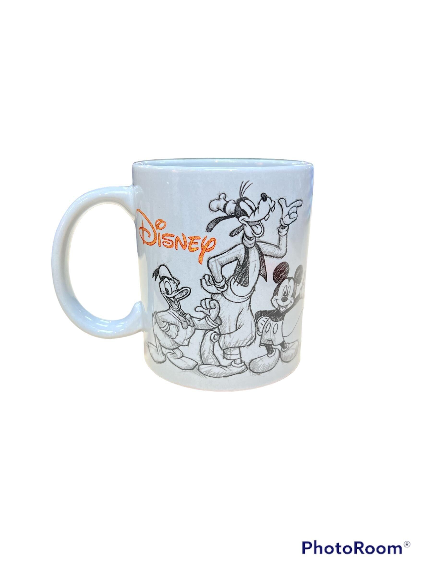 11oz Disney Mickey and Friends Sketch White Mug