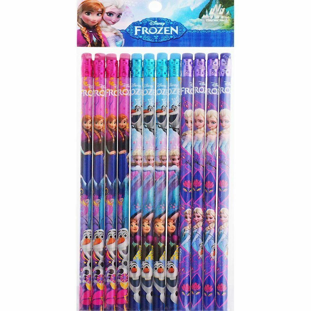 12PC PACK PENCIL FROZEN