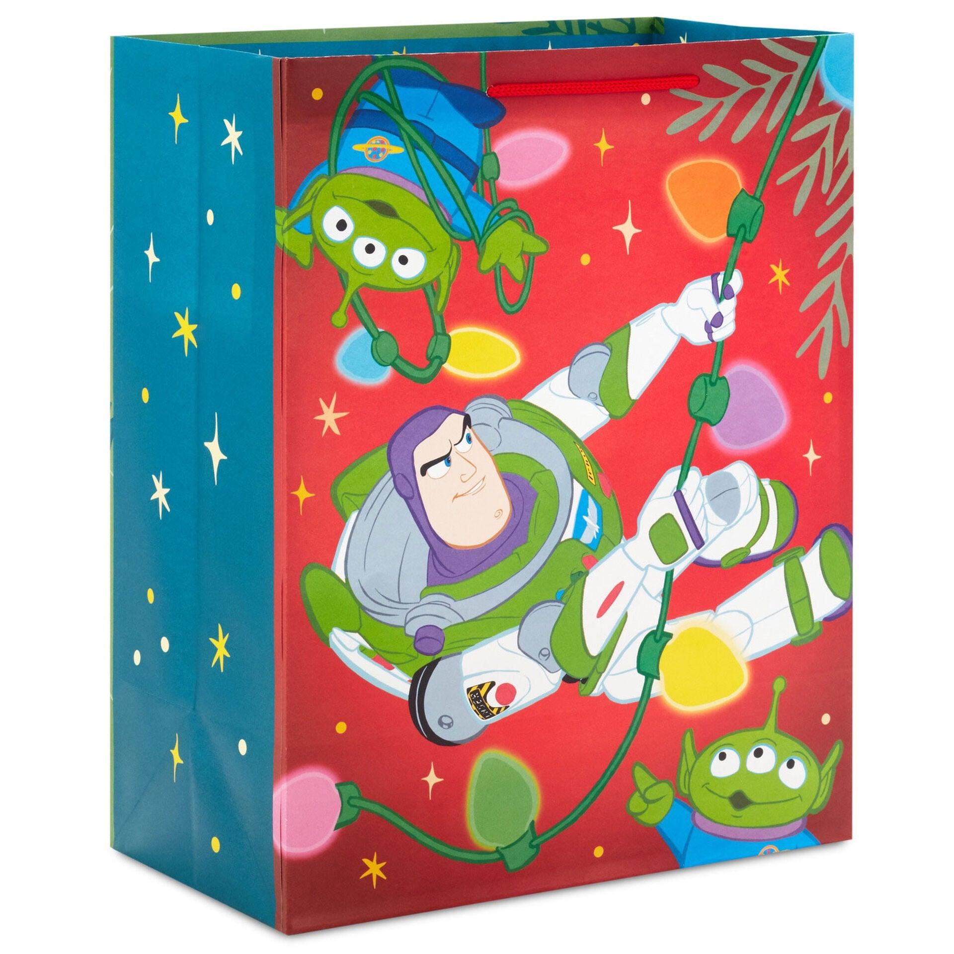 13" Disney/Pixar Toy Story Buzz and Woody Large Christmas Gift Bag