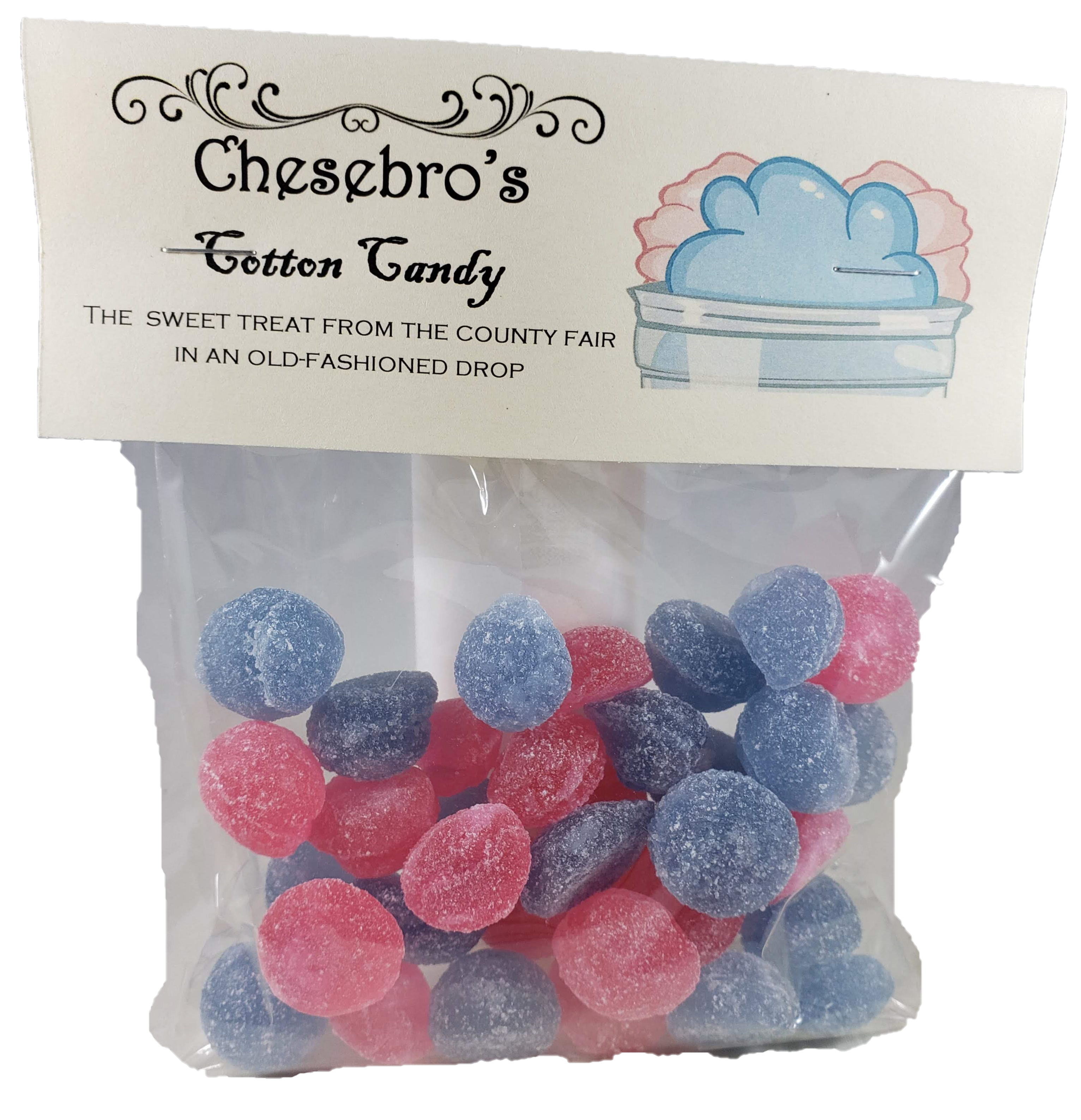 Cotton Candy Hard Candy Drops, 4.5 oz