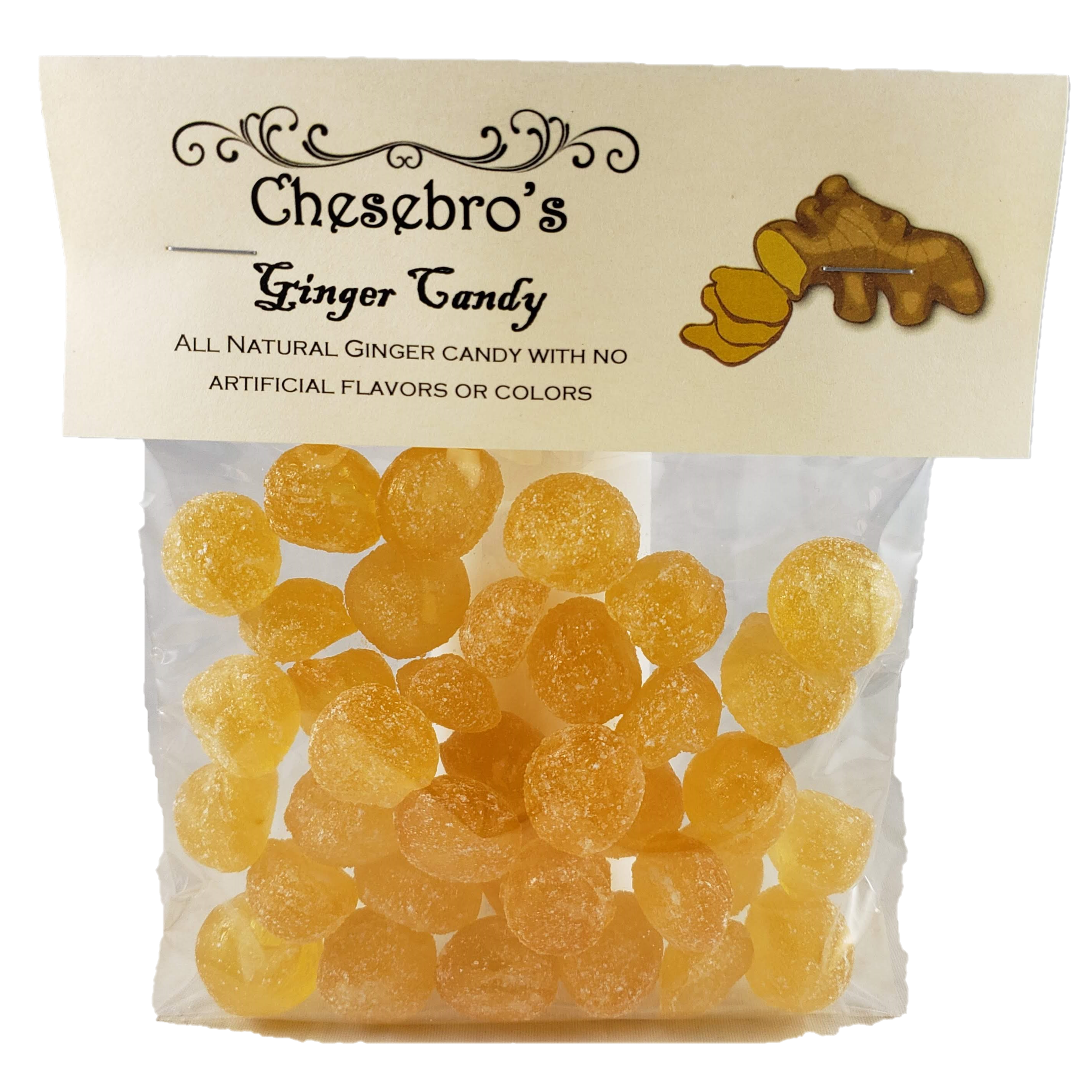 Ginger Hard Candy Drops