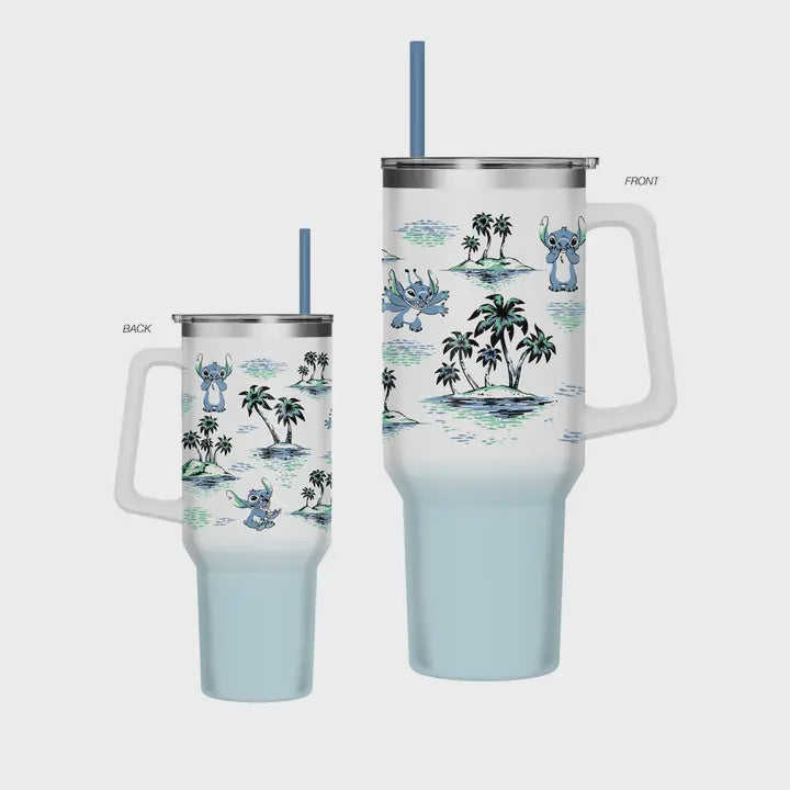 Stitch 40oz Tropical Double Walled Stainless Tumbler