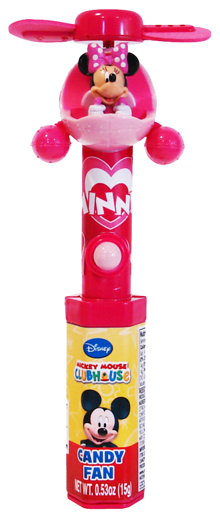 Disney Mickey Mouse and Minnie Clubhouse Helicopter Fan with candy