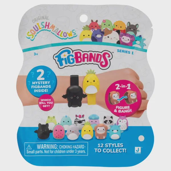 Squishmallows brand page FigBands Mystery 2-Pack Assortment