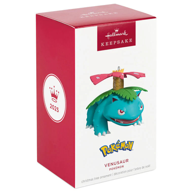 Hallmark Keepsake Ornament 2025 VENUSAUr  POKEMON