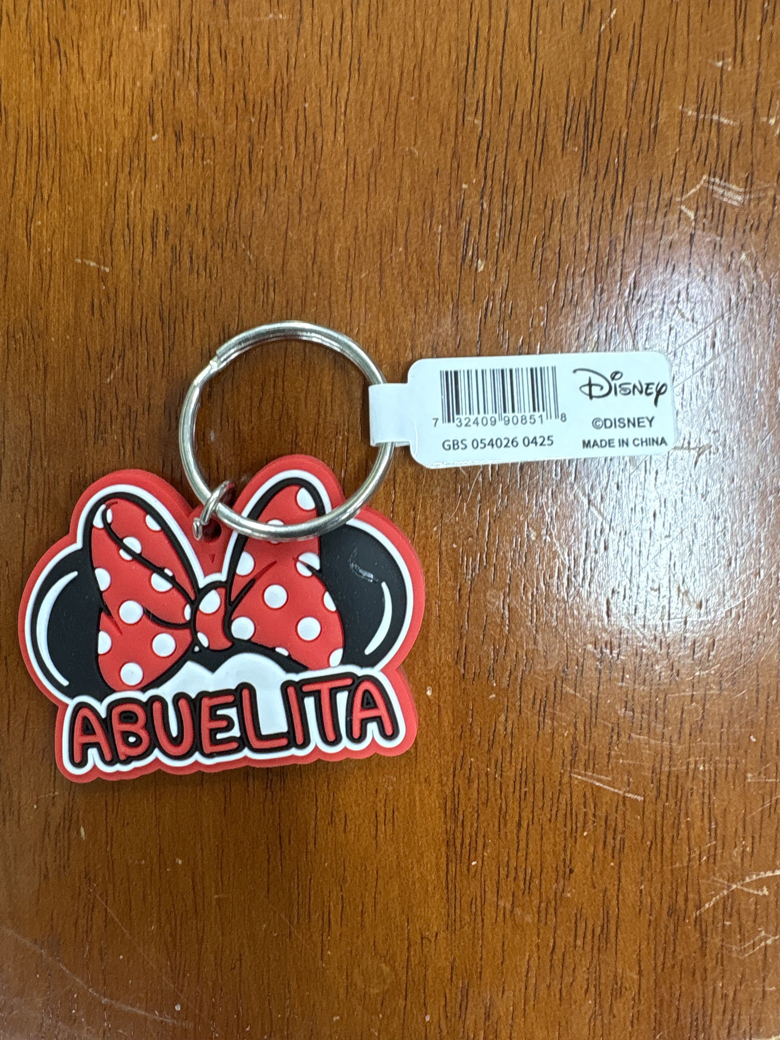 Abuelita Laser Cut Keychain