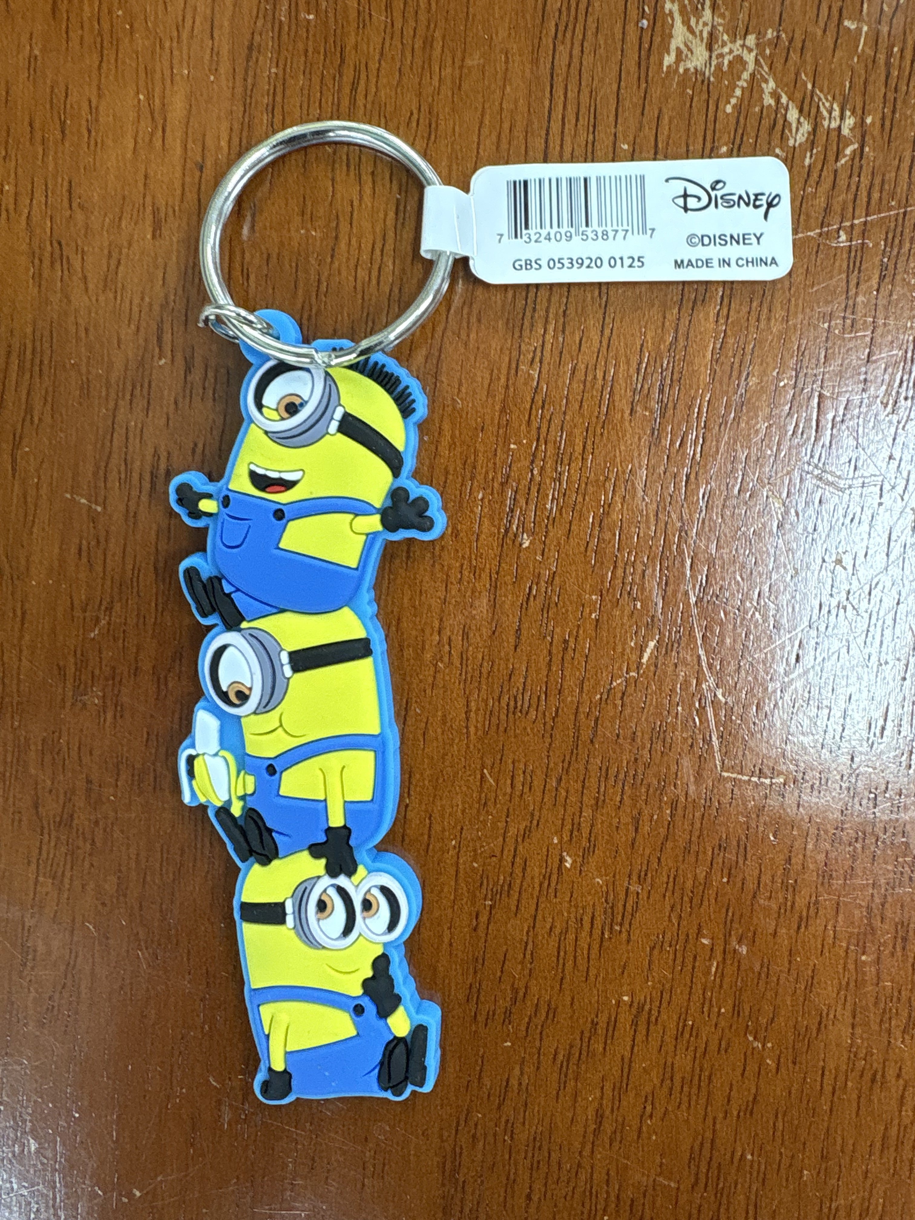 Minions Three Stand  Keychain