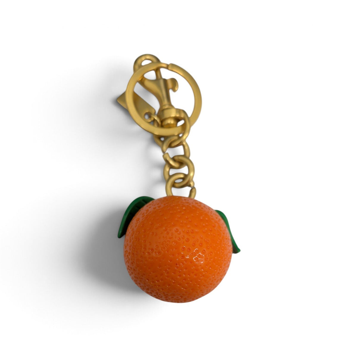 Orange-shaped Keychain Dripping Oil Keychain