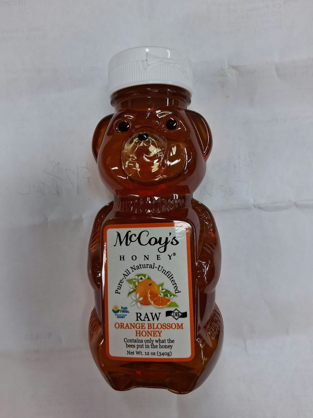 Mccoys Orange Blossom Honey Bears 12oz