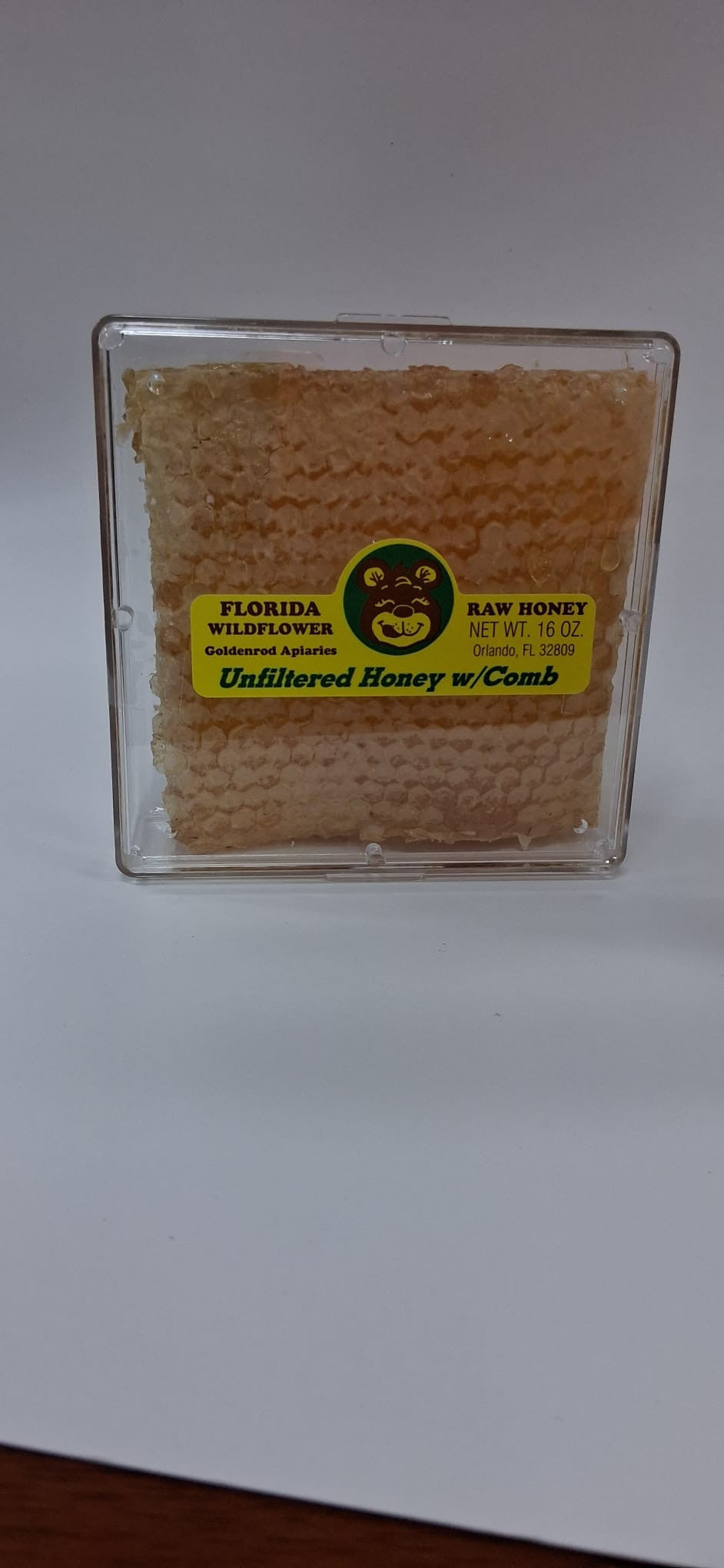 Goldenrod Apiaries Unfiltered Honey W/ Comb 4X4