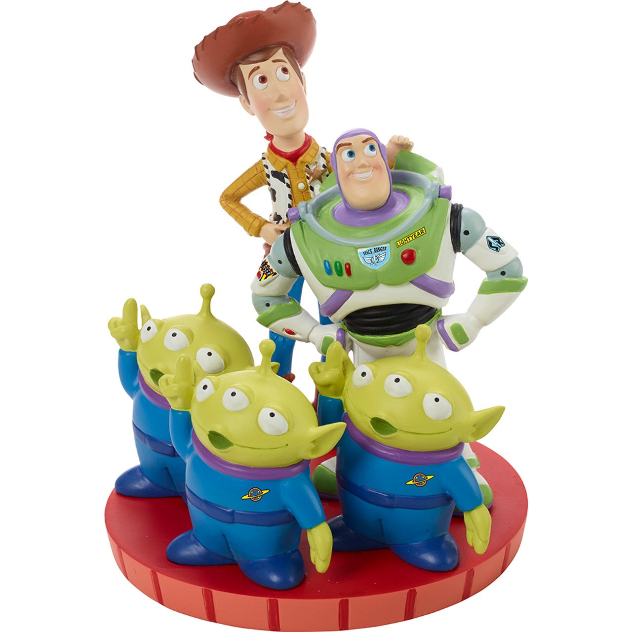 Disney and Pixar We Look Up To You Woody, Buzz and Martian Figurine