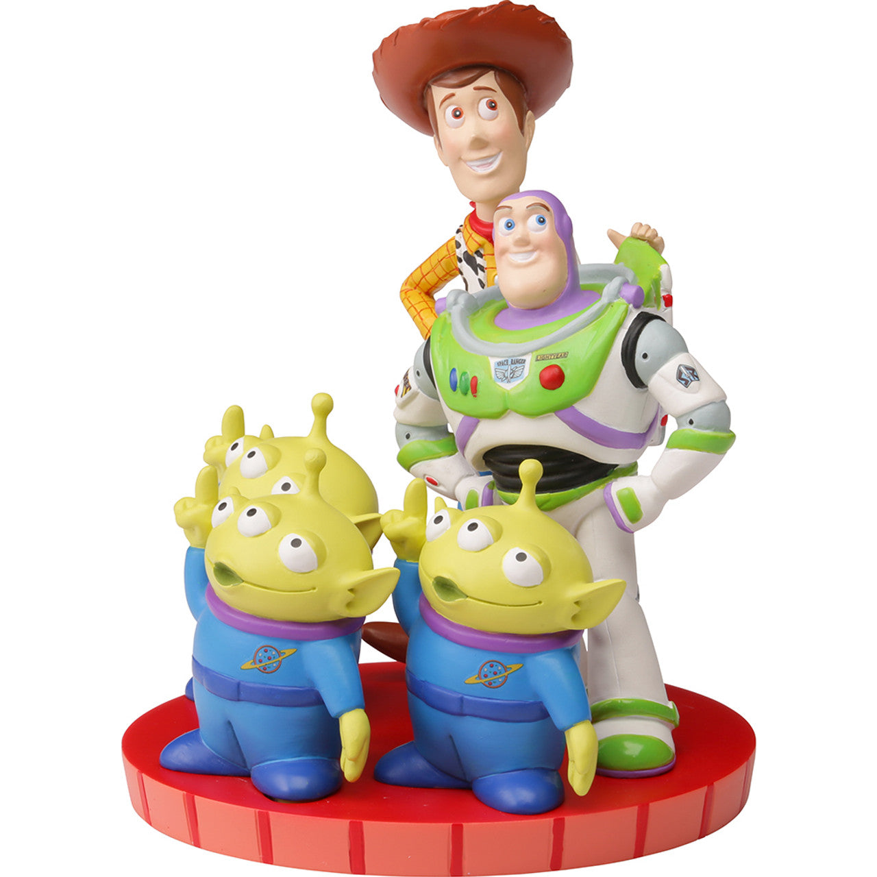 Disney and Pixar We Look Up To You Woody, Buzz and Martian Figurine