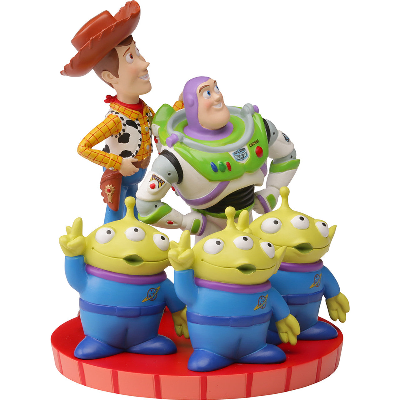 Disney and Pixar We Look Up To You Woody, Buzz and Martian Figurine