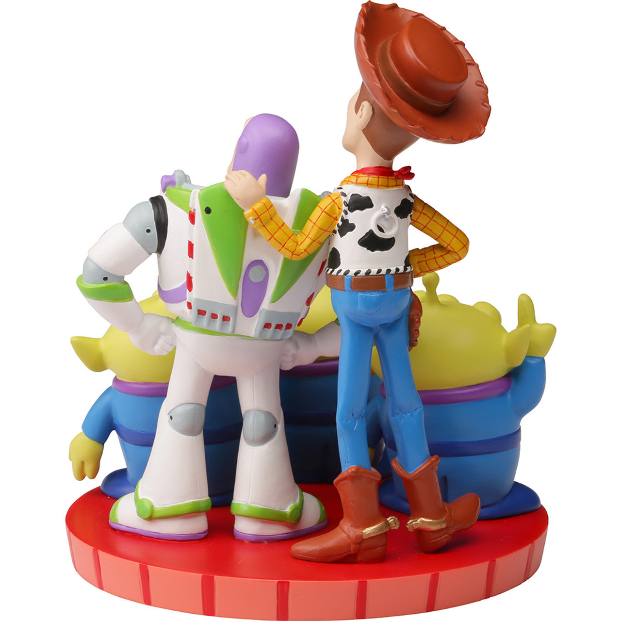 Disney and Pixar We Look Up To You Woody, Buzz and Martian Figurine