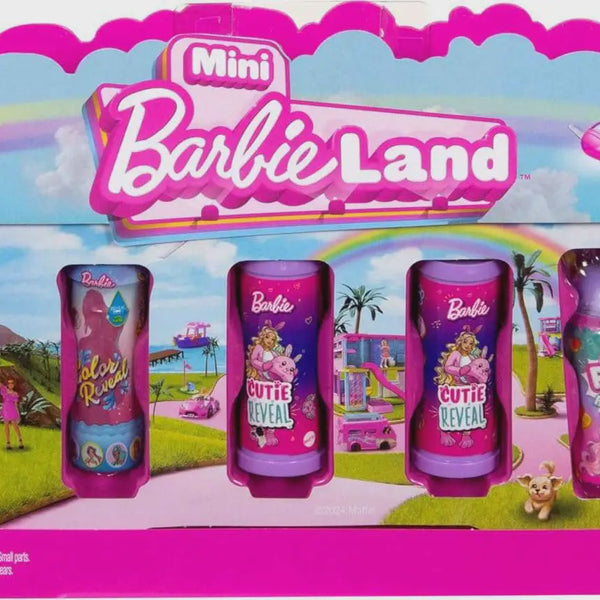 Mini BarbieLand Color Reveal,e 1.5-Inch Set of 5 Mystery Packs