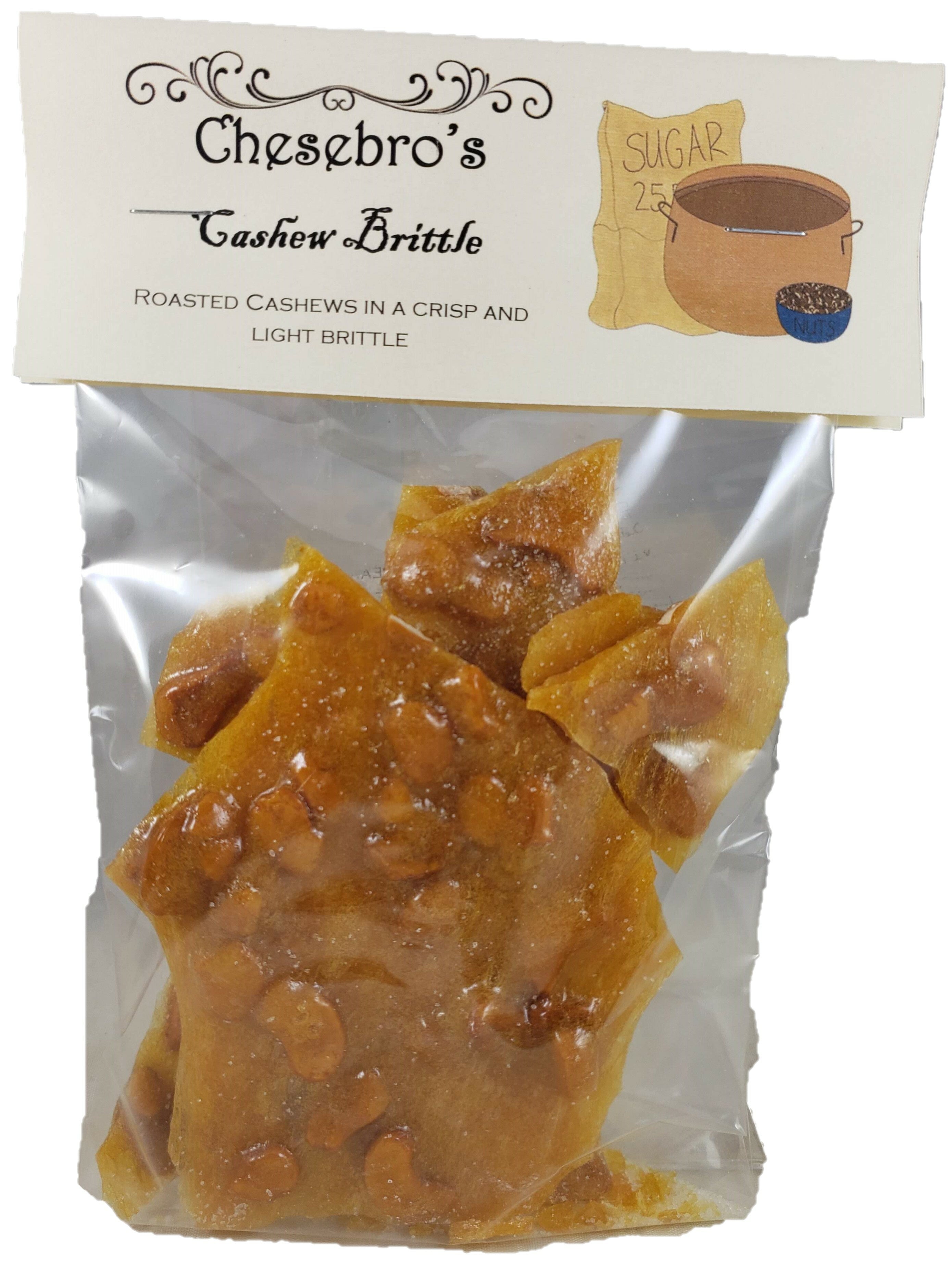 Old-Fashioned Cashew Brittle, 4.0 ounces