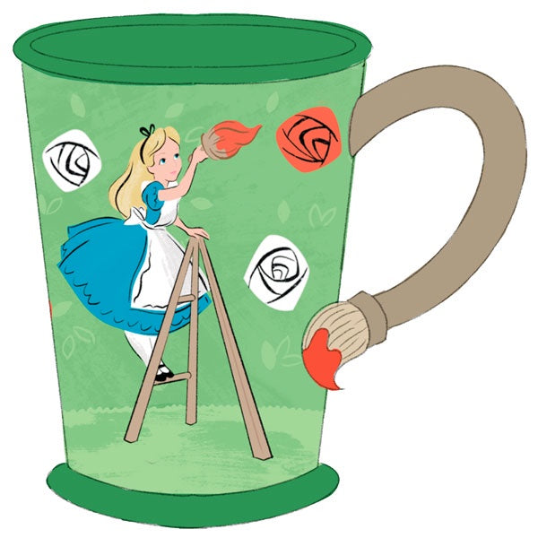 Disney Alice in Wonderland Rose Garden Mug