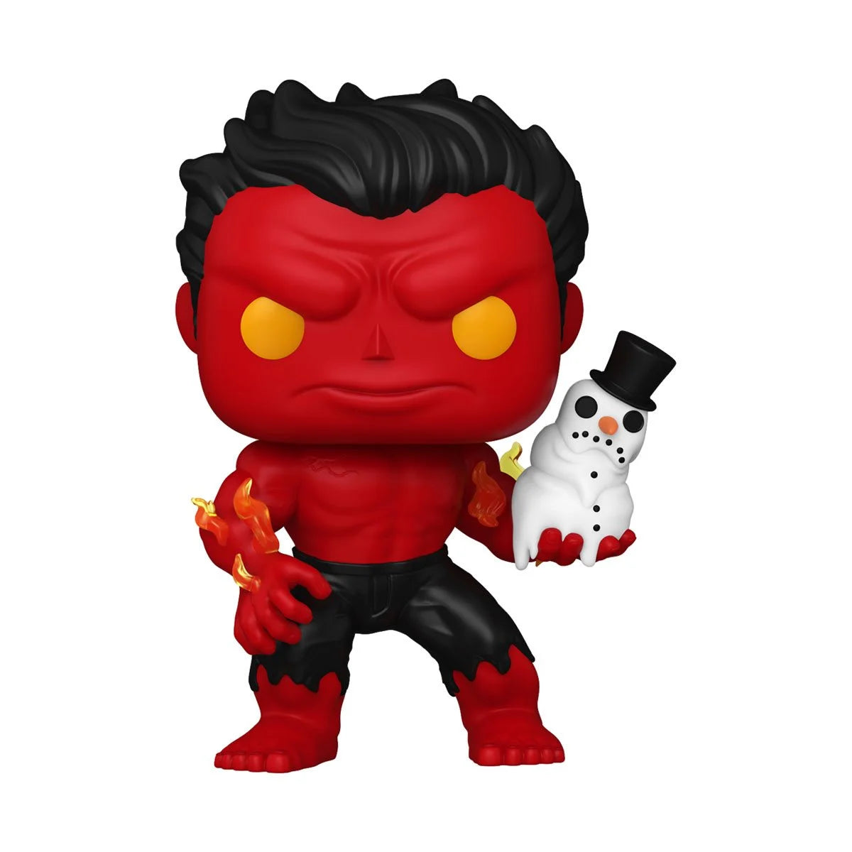 Marvel Holiday Red Hulk with Snowman Funko Pop! Vinyl Figure