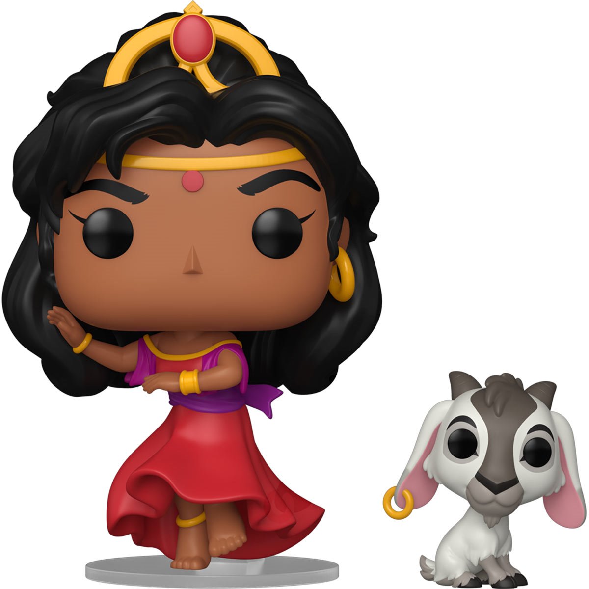 The Hunchback of Notre Dame Esmeralda and Djali Funko Pop/ and Buddy