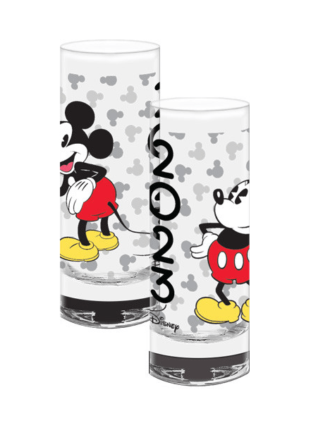 Mickey Mouse Color Collage Colored Bottom Collection Shot Glass