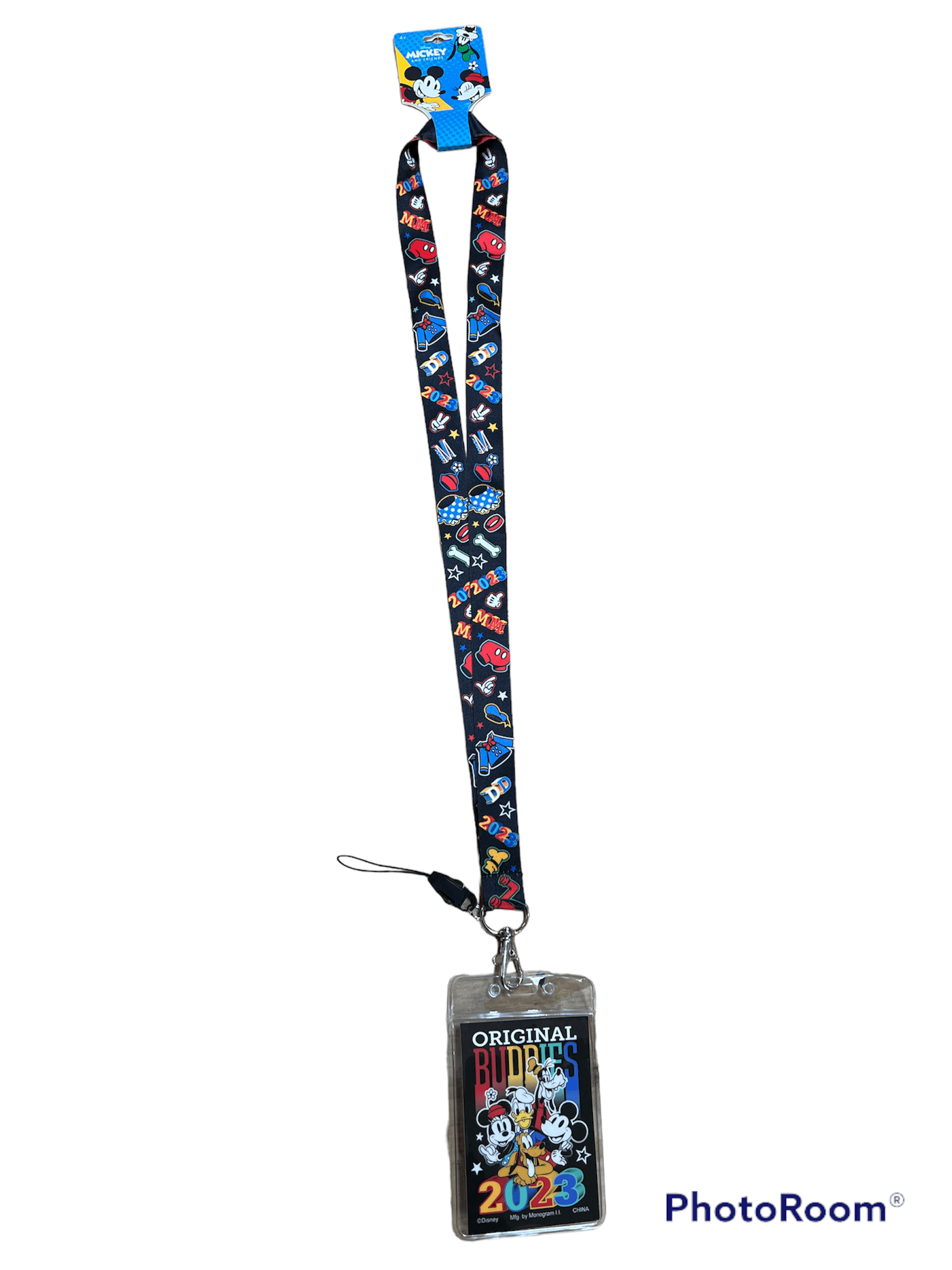 2023 Retro Mickey and Buddies Lanyard with Card Holder