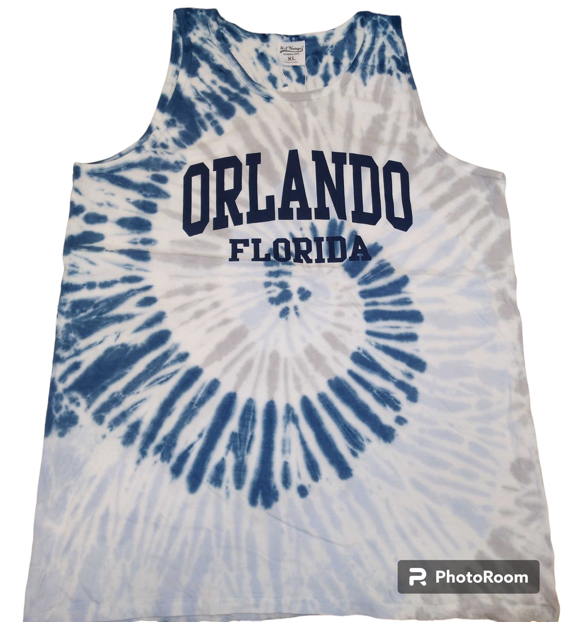 Icey Thunder Tie Dyed Tank Top