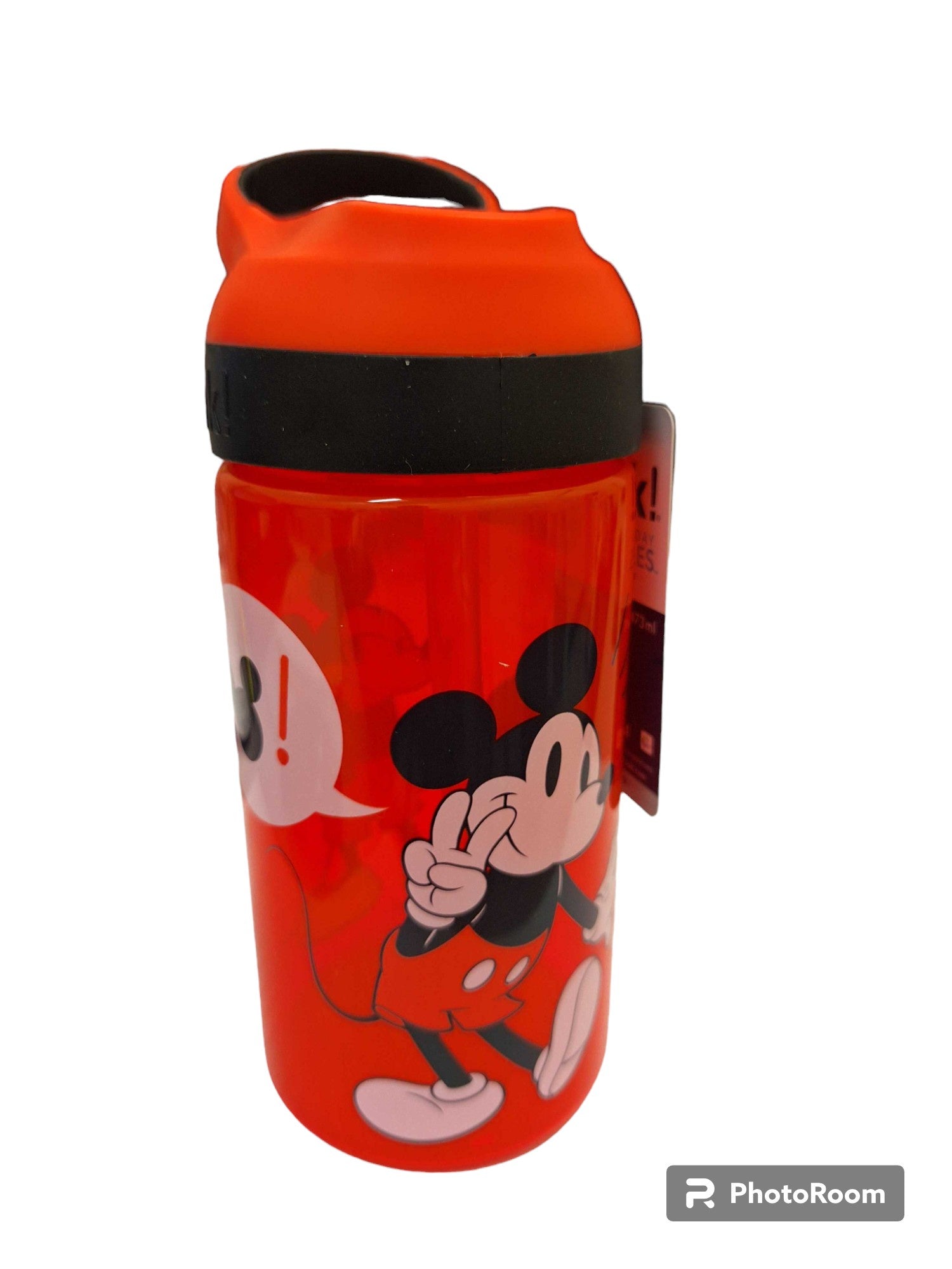 Disney Mickey Mouse Bottle with Straw Lid 16oz Zak Design