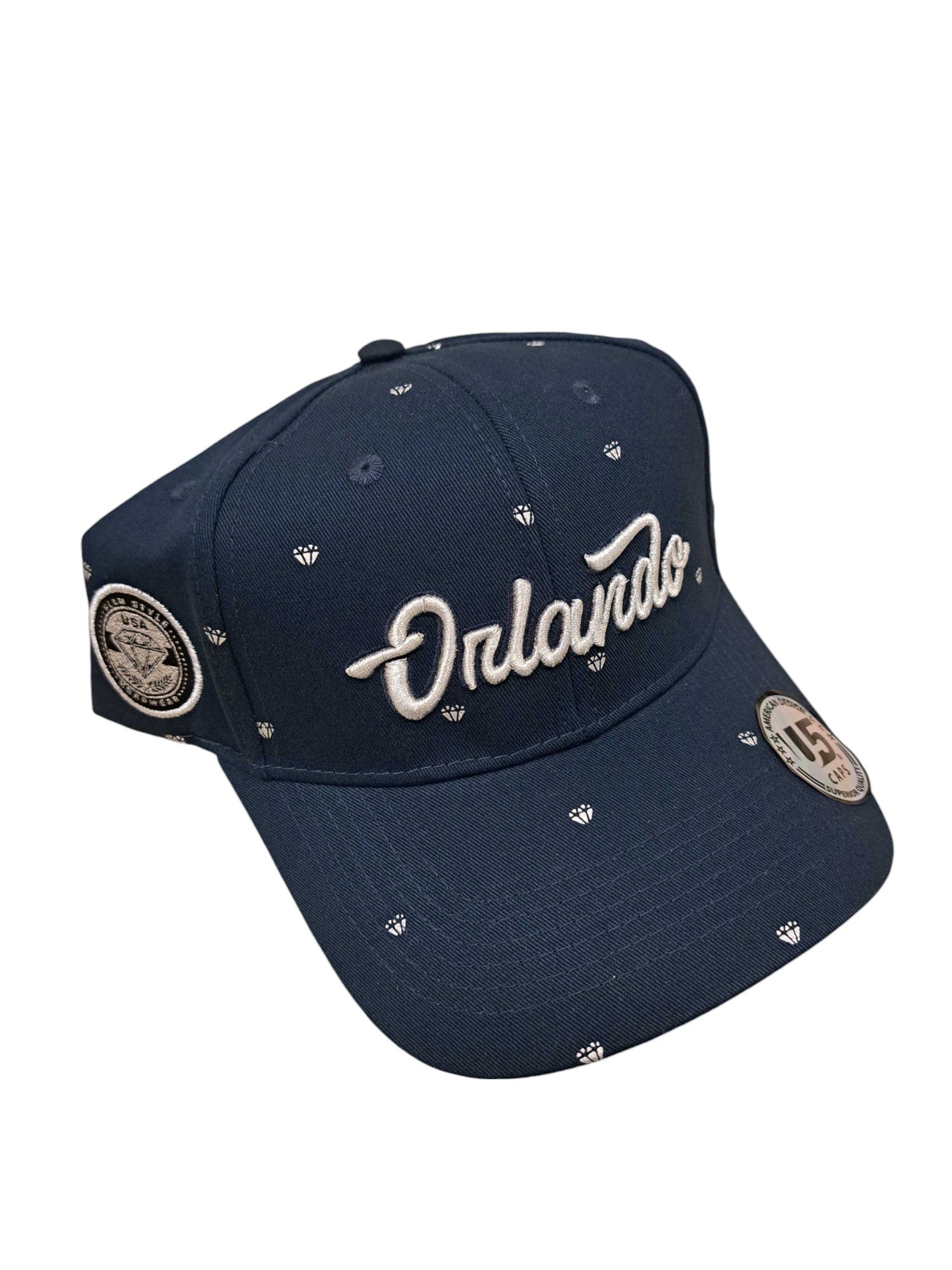 Orlando  Baseball 5 Panel Hat Dark Blue