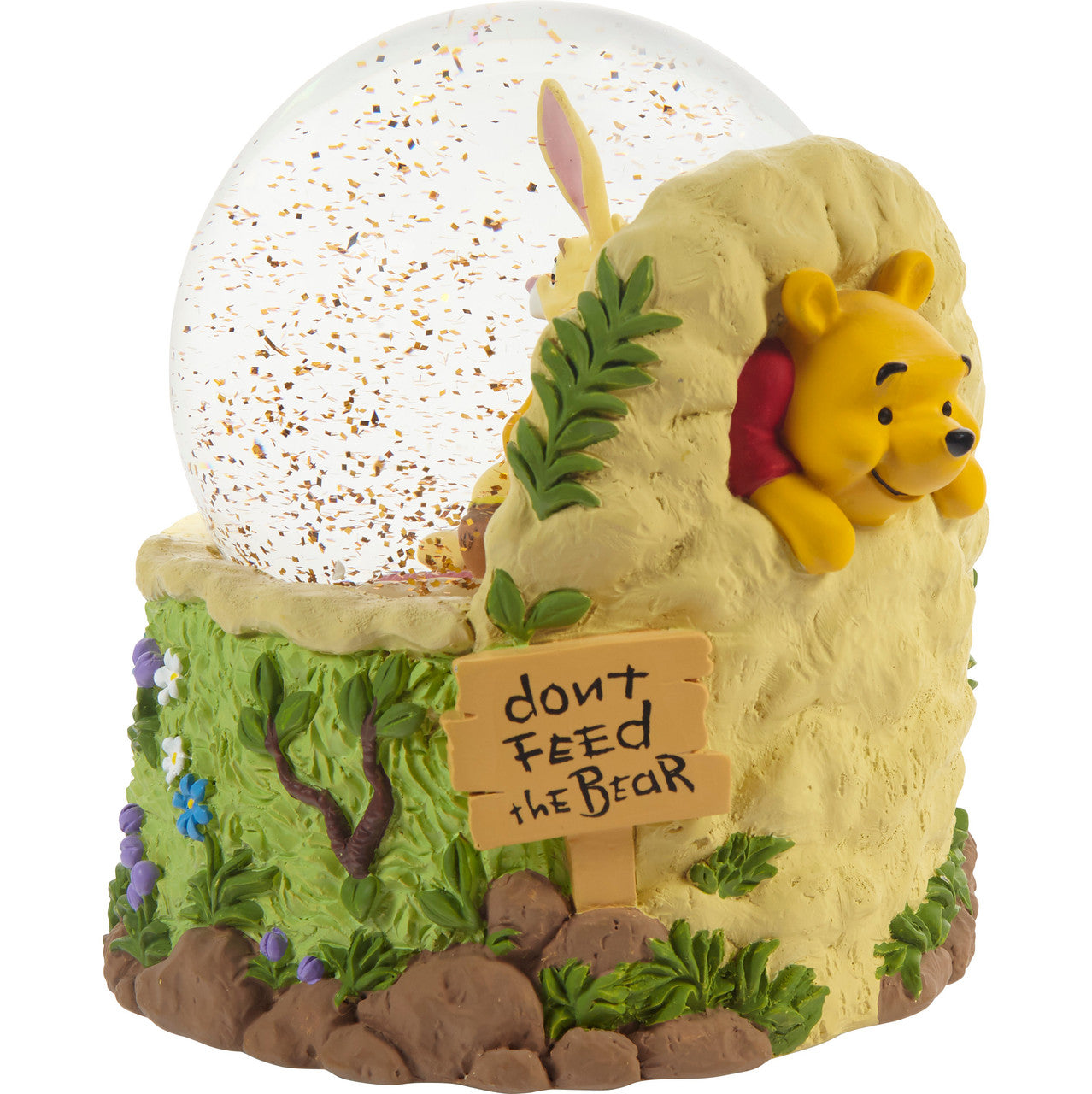 Don’t Feed The Bear Winnie The Pooh Musical Snow Globe