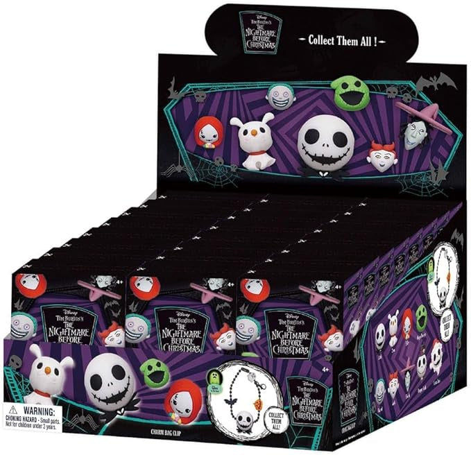 Nightmare Before Christmas Charm Bag Clip