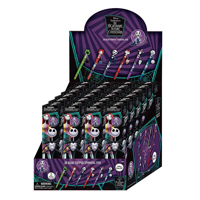 Nightmare Before Christmas 3D Head Topper Spinning Pen