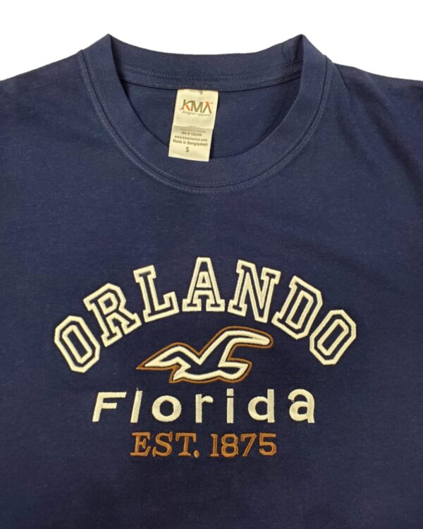 Hollister Orlando Florida Est. 1875 Navy Bird Shirt